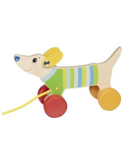 Pull along animal dog