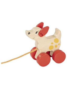 Pull-along animal dog