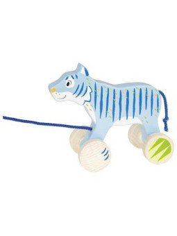 Pull-along animal tiger