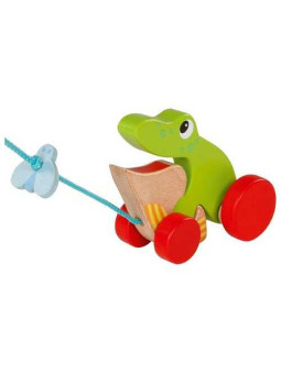 Pull-along animal frog
