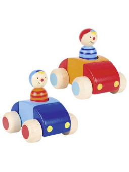 Vehicles with driver and horn - set of 9