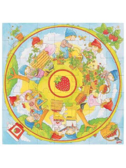 XXL Puzzle Planting strawberries