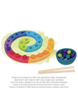 Colour sorting game and Advent spiral