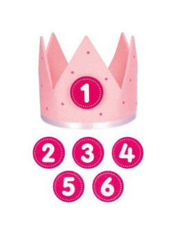 Birthday crown pink