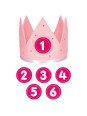 Birthday crown pink