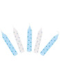 Set of birthday candles, blue dots (for GK Set of birthday candles, blue dots (for GK