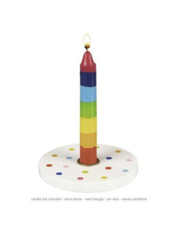 Birthday candle holder confetti - set of 12