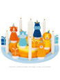 Birthday wreath animal friends
