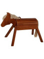 Garden horse Klaas, seat height 80 cm, glazed,