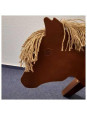 Garden horse Klaas, seat height 80 cm, glazed,