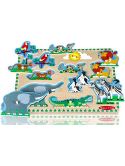 Puzzle dźwiękowe - Zoo