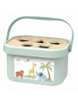 WOOPIE GREEN Pudełko Sorter Box 3w1 Klocki Piramidka Słonik WOOPIE GREEN Pudełko Sorter Box 3w1 Klocki Piramidka Słonik