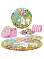 BOPPI, Puzzle okrągłe 58 cm - Jednorożce 150 elem.