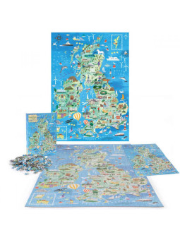 Bopster, ilustrowane puzzle 1000 el Wielkiej Brytanii i Irlandii