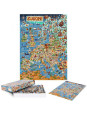 Bopster, ilustrowane puzzle 1000 el Mapa Europy Bopster, ilustrowane puzzle 1000 el Mapa Europy