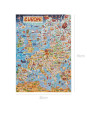 Bopster, ilustrowane puzzle 1000 el Mapa Europy Bopster, ilustrowane puzzle 1000 el Mapa Europy