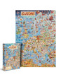 Bopster, ilustrowane puzzle 1000 el Mapa Europy Bopster, ilustrowane puzzle 1000 el Mapa Europy