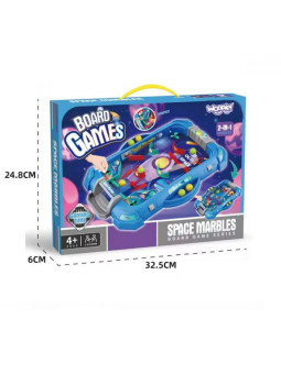 WOOPIE Gra Zręcznościowa Flipper " Kosmiczna Rozgrywka" 2w1