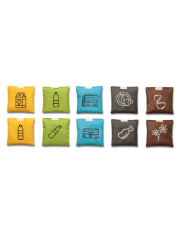 Woreczki gimnastyczne ODPADY - RECYKLING 10 szt.