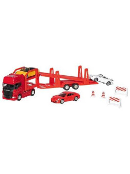 Super Truck car transporter Scania V8, 1:60-64 - set of 3