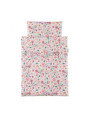 Pościel dla lalek z falbanką w łączkę Pościel dla lalek z falbanką w łączkę
