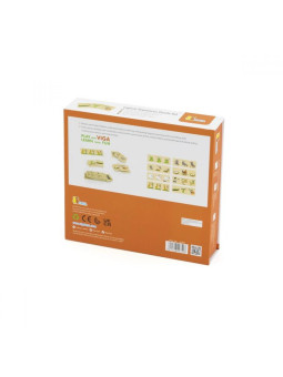 VIGA Drewniana Układanka Puzzle Dopasuj Czynności Zwierząt