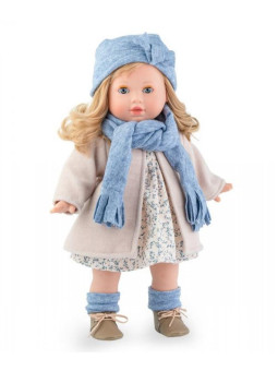 Lalka Tina Inverness Marina & Pau 0662 - Dziewczynka, 42 cm, Brzuszek: Miękki, Kolor oczu: Niebieski, Kolor włosów: Blond