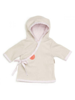 Szlafrok dla lalki 45 cm Skrallan