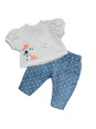 Dżinsy i T-shirt dla lalki 36-40 cm Skrållan Dżinsy i T-shirt dla lalki 36-40 cm Skrållan