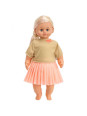 Lalka do czesania z blond włosami 45 cm, Skrallan