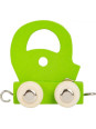 Wagonik z literką q - element z układanki alfabet pociąg small foot design - drewniana zabawka edukacyjna dla 4  latka Wagonik z literką q - element z układanki alfabet pociąg small foot design - drewniana zabawka edukacyjna dla 4  latka