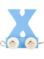 Wagonik z literką x - element z układanki alfabet pociąg small foot design - drewniana zabawka edukacyjna dla 4 latka Wagonik z literką x - element z układanki alfabet pociąg small foot design - drewniana zabawka edukacyjna dla 4 latka