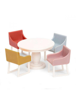 Zestaw Podstawowy do Jadalni do domku dla lalek Lundby