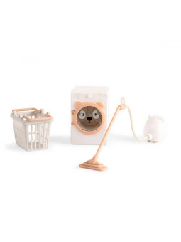 Zestaw do prania i sprzątania do domku dla lalek Lundby