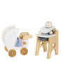 Zestaw z niemowlakiem mebelki do domku dla lalek Le Toy Van Zestaw z niemowlakiem mebelki do domku dla lalek Le Toy Van