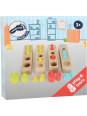 Sorter dla dzieci - układanka , dopasuj kształt , zabawka montessori small foot design - drewniany sorter dla 3 latka Sorter dla dzieci - układanka , dopasuj kształt , zabawka montessori small foot design - drewniany sorter dla 3 latka