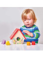 Sorter kształtów drewniany domek My little bird Le Toy Van