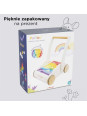 Pchacz drewniany z klockami Rainbow Cloud Le Toy Van