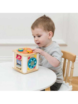 Drewniana kostka edukacyjna aktywizująca Le Toy Van