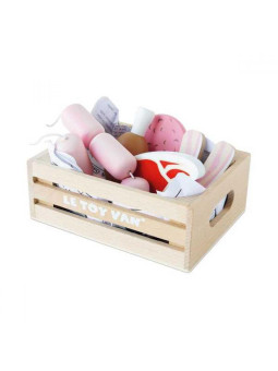 Drewniany zestaw mięs w skrzynce Le Toy Van