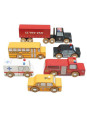 Zestaw drewnianych samochodów z Nowego Jorku Le Toy Van Zestaw drewnianych samochodów z Nowego Jorku Le Toy Van