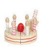 Drewniany tort urodzinowy ze świeczkami waniliowy Le Toy Van Drewniany tort urodzinowy ze świeczkami waniliowy Le Toy Van