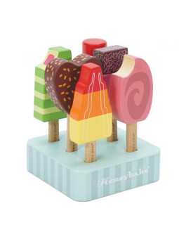 Drewniane lody zabawkowe na patyku Le Toy Van