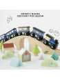 Drewniane pociągi niebieskie Twilight Le Toy Van