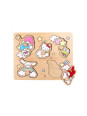 Puzzle z uchwytami Hello Kitty Puzzle z uchwytami Hello Kitty