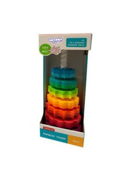 WOOPIE BABY Edukacyjna Piramidka Zakręcona Wieża