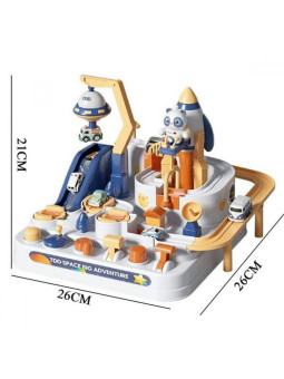 WOOPIE  Interaktywny Tor Samochodowy "Kosmiczna Przygoda Pandy"