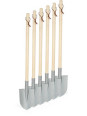 Shovels, set of 6, grey Shovels, set of 6, grey