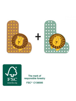 Wooden Nursery Letters Set L