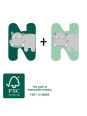 Wooden Nursery Letters Set N
